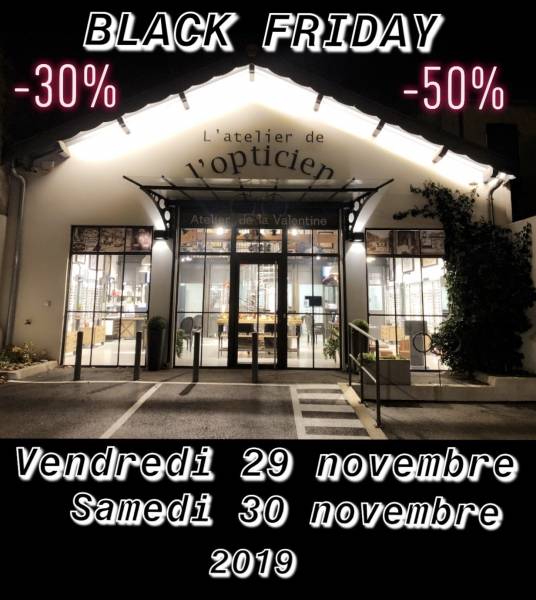 Acheter des lunettes de vue de marque au black friday à Marseille La Valentine près du 12ème